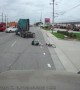 Cyclist T-Boned by Truck