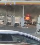 Gas Pump Fire Engulfs Car