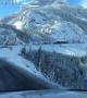 Stunning Snow Covered Mountain Pass