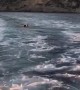Wake Surfing Mother-to-be Saves the Baby