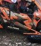 ATV Suspension Smashed After Flying Off Waterfall