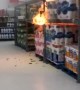 Flames Erupt in Retail Store