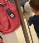 Curious Kid Investigates Mannequin
