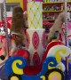 Pooches Play on Carousel