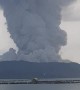 Ash Clouds Rise from Taal Volcano Eruption