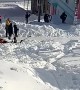 St. John's Residents Enjoy Snow Day