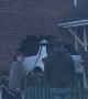 Car Stuck in the Side of a House