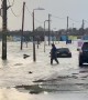 Coastal town in England suffers from aftermath of Storm Ciara