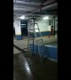 Step Ladder Walks Away on its Own
