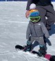 10-Month-Old Snowboarding in Colorado