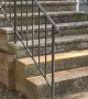 Pressure Washing a Dirty Staircase
