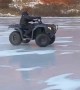 Ice Ballet With an ATV