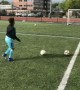This kid\'s amazing soccer skills earn him a brand new PS5