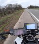 Near Miss as Motorcycles Overtake
