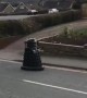 Sandford Police use a Dalek to order people to stay inside