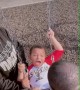 Boy Gets Stuck in Baby Swing