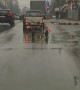 A Funny Way to Transport a Metal Cart