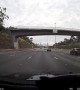 Porsche Passes Traffic at Perilous Speed