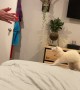 Happy Rescue Ferret Leaps into Owner's Arms