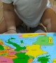 19-month-Old Mastering the Europe Map