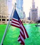 Dying the Chicago River Green in St. Patrick's Day Celebration