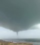 Crazy tornado vortex captured on camera in Cádiz, Spain