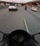Car Swerves at Passing Motorcycles