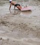 Attempted Slide Turns Into Muddy Face Plant