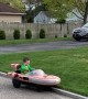 Kiddo Cruises Landspeeder into Bushes
