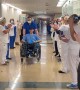 Hospital Celebrates the Release of COVID-19 Survivor