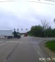Forklift Falls From Trailer