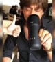 SRK with his unique cup