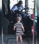 The bus driver and the kid vibing