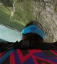 Wingsuit Base Jumper Collects Some Branches on His Run