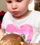 Little Girl Adorably Waits for Chocolate Easter Egg