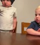 Twins Have No Self Control for Fruit Snacks