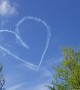 Skywriter Spreads Love Above New Hampshire