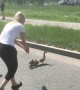 People Stop Highway Traffic to Help Duck Family Cross the Road