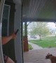 Doorbell Camera Catches Lady Falling