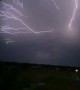 Lightning streaking across the sky is the best! #txwx