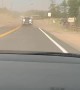 Dust Devil Cuts Through Traffic