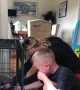 Boy Sheds Tears of Joy over New Puppy