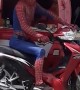 Spider-Man Spotted Selling Ice Cream