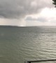 Water Spout Spins Along Minnesota Lake