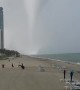 Waterspout Touches Down on Florida Beach