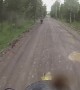 Dirt Bike Riding in the Alberta Mountains Ends in a Tough Spill