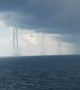 Five Waterspouts in the Gulf of Mexico