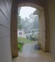 Lightning Strike Caught on Doorbell Camera