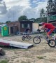 BMX Rider Scales Serious Obstacle