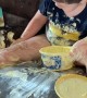 Toddler Makes a Buttery Mess